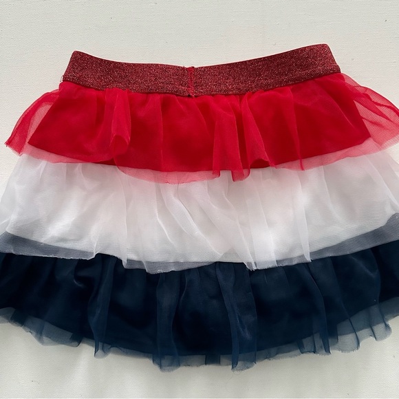 Toddler Girl Patriotic Tutu Skirt Size 3T - Picture 6 of 9